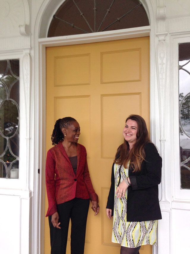 First Lady Chirlane McCray and West Elm's Johanna Mele